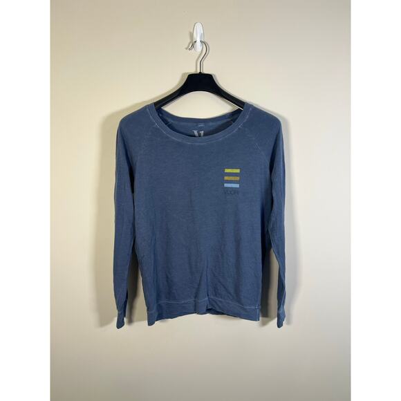 Vuori Womens Crew Neck Long Sleeve 100% Cotton Size M Medium Athletic Athleisure - Picture 1 of 5